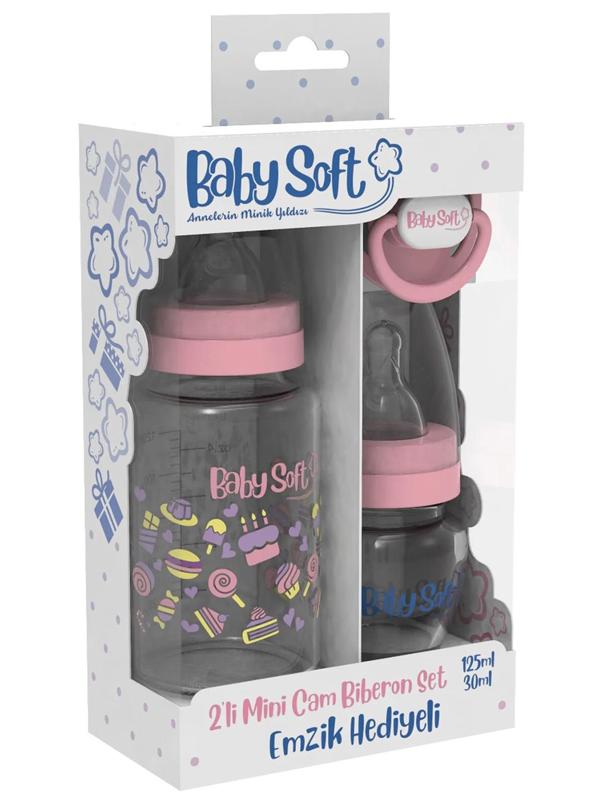 Baby Soft 2'li Mini Cam Biberon Set - Mavi