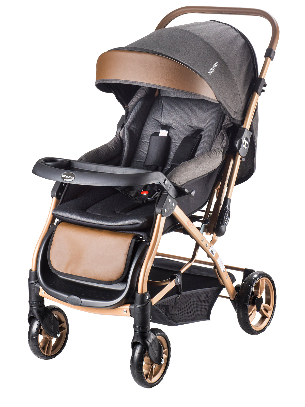 Babycare Capron Çift Yönlü Bebek Arabası - Siyah