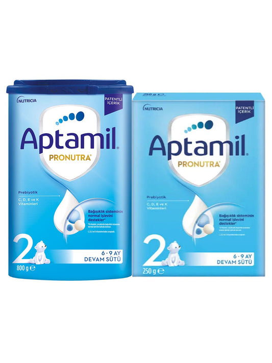 Aptamil 2 Çocuk Devam Sütü 800 gr + Aptamil 2 Çocuk Devam Sütü 250 gr