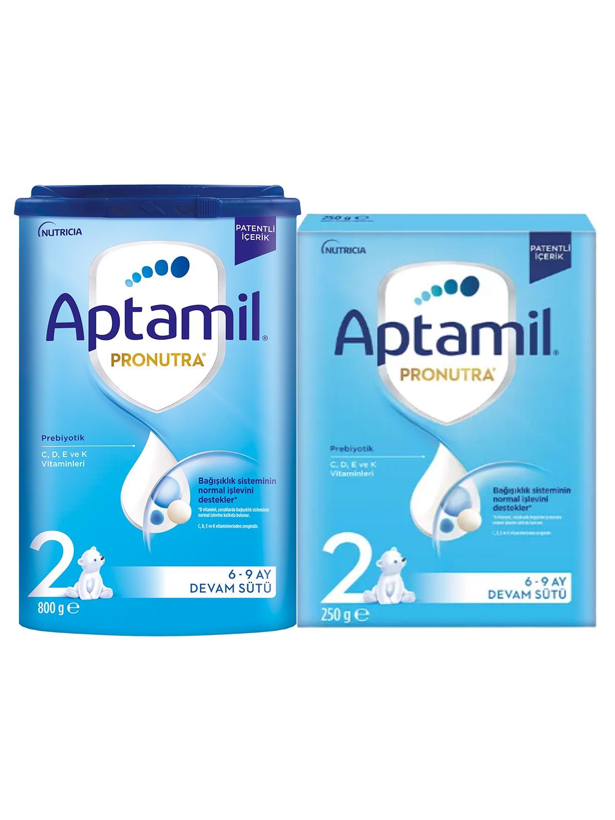 Aptamil 2 Çocuk Devam Sütü 800 gr + Aptamil 2 Çocuk Devam Sütü 250 gr