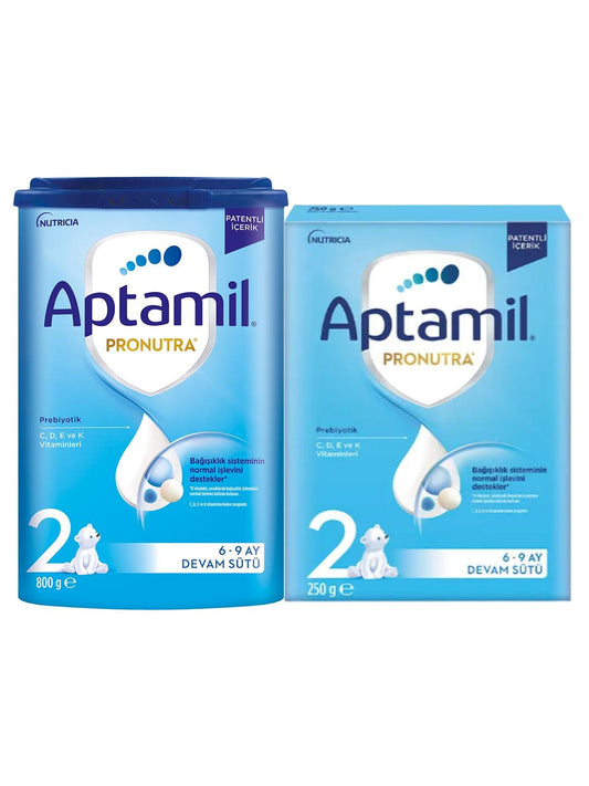 Aptamil 2 Çocuk Devam Sütü 800 gr + Aptamil 2 Çocuk Devam Sütü 250 gr