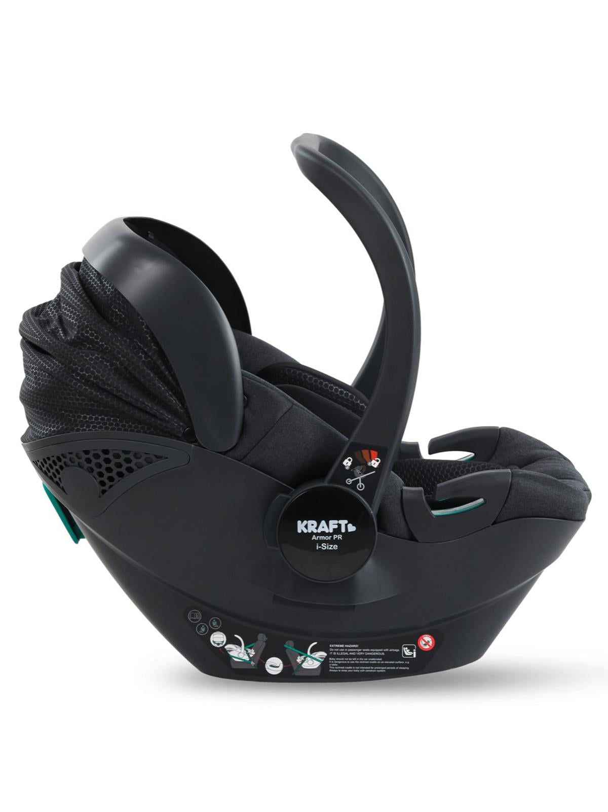 Kraft Armor Pr I-Size 13 kg Anakucağı/ Oto Koltuğu - Siyah