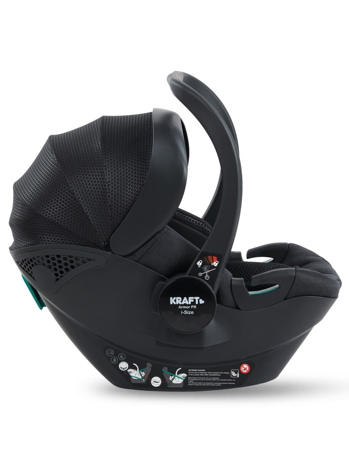Kraft Armor Pr I-Size 13 kg Anakucağı/ Oto Koltuğu - Siyah