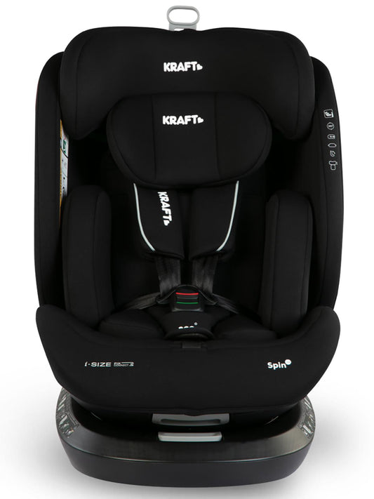 Kraft Spin I-Size Oto Koltuğu 0-36 Kg - Siyah