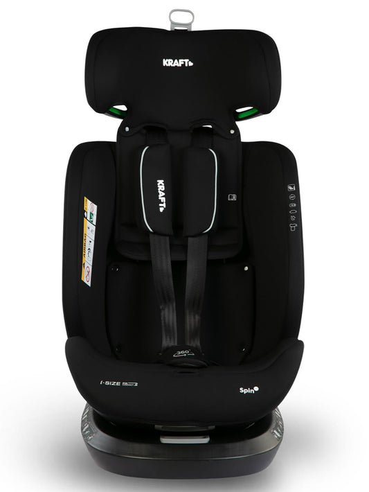 Kraft Spin I-Size Oto Koltuğu 0-36 Kg - Siyah
