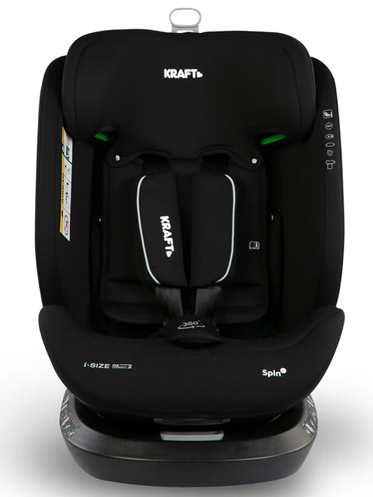 Kraft Spin I-Size Oto Koltuğu 0-36 Kg - Siyah