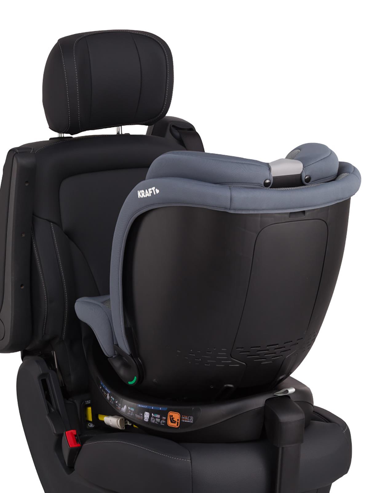 Kraft Grovy I-Size Oto Koltuğu 0-36 Kg (40-150 Cm) - Gri