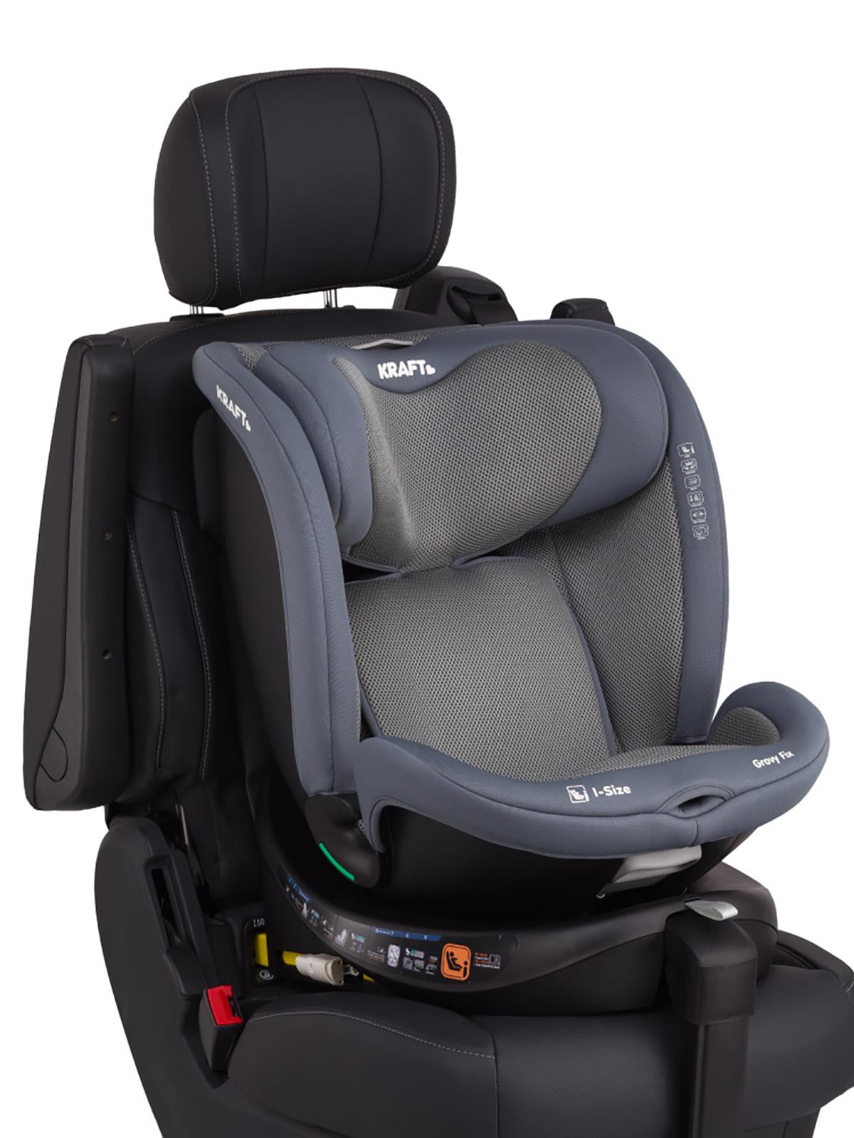 Kraft Grovy I-Size Oto Koltuğu 0-36 Kg (40-150 Cm) - Gri