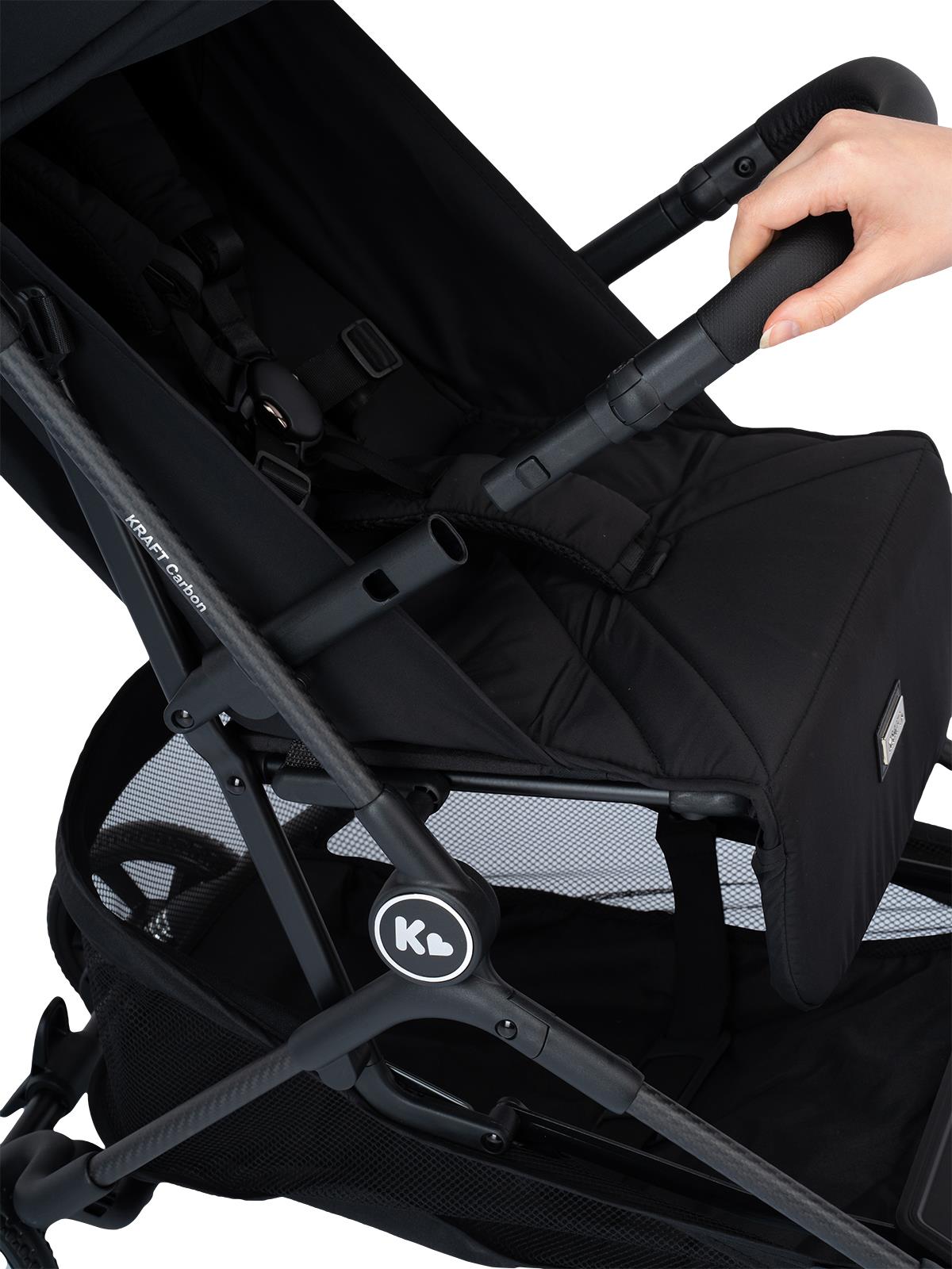 Kraft Carbon Kabin Bebek Arabası - Siyah