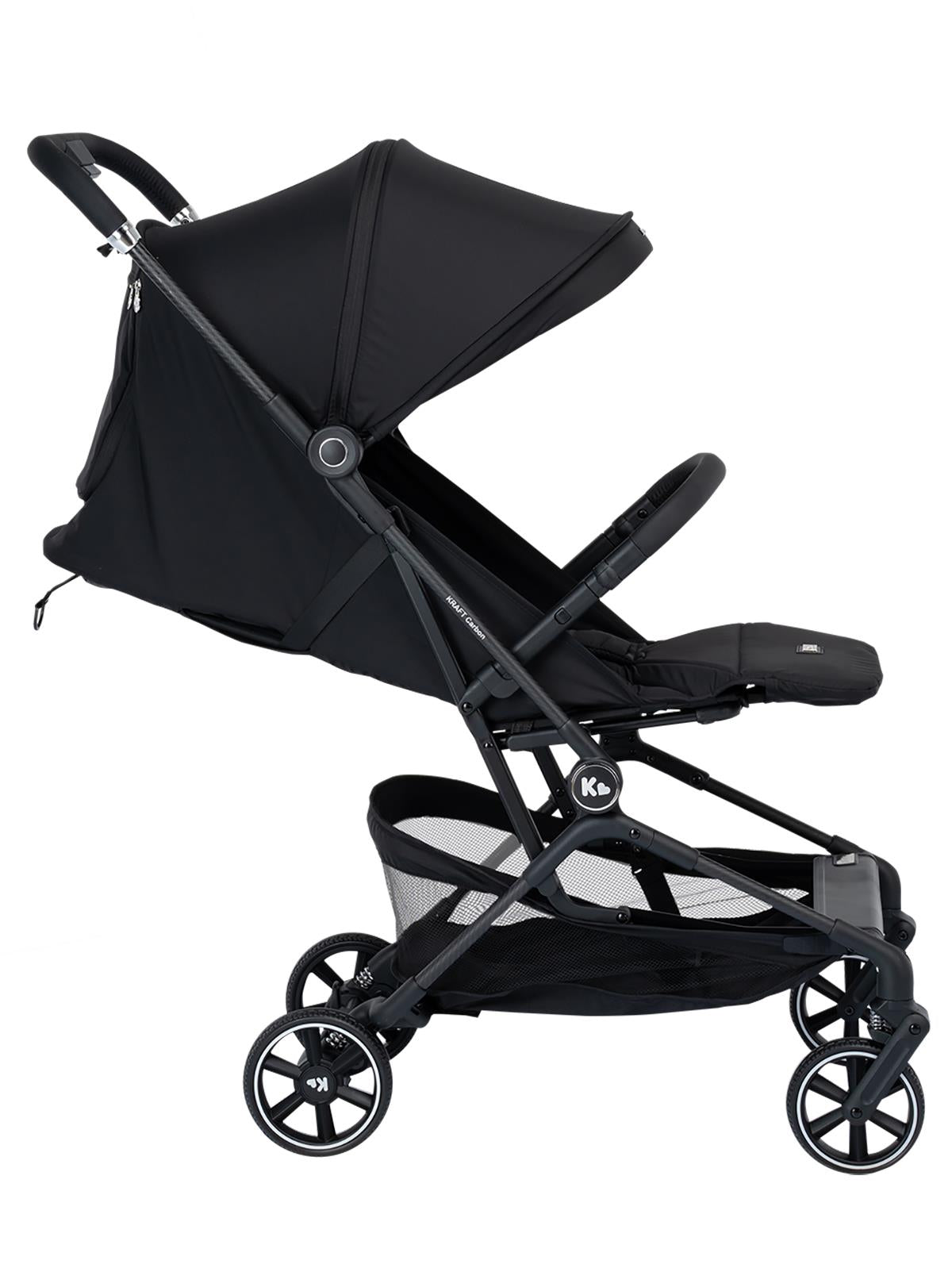 Kraft Carbon Kabin Bebek Arabası - Siyah