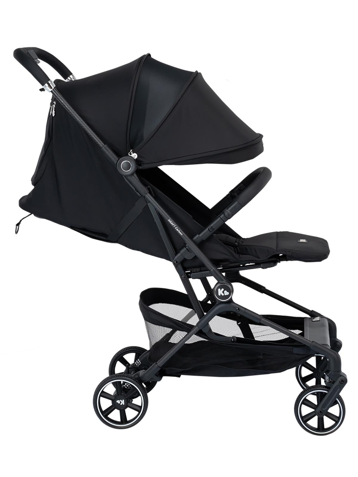 Kraft Carbon Kabin Bebek Arabası - Siyah