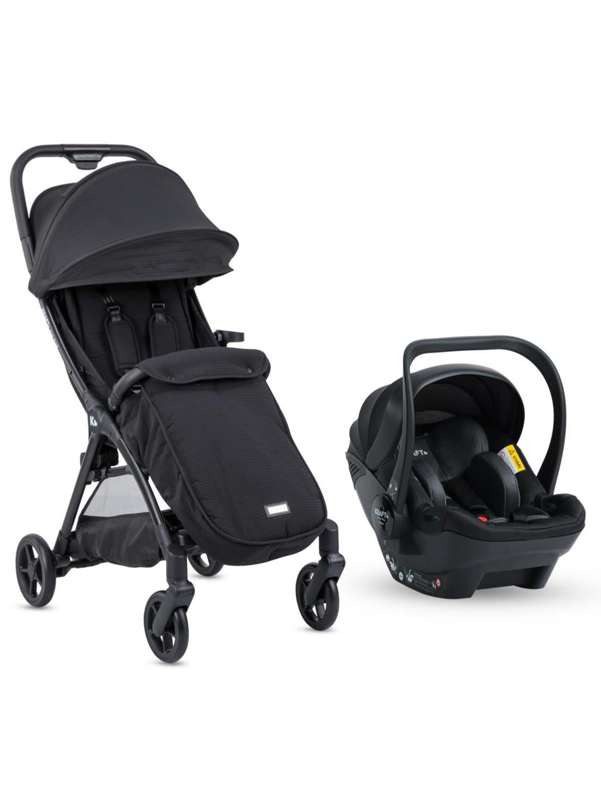 Kraft York Plus Travel Sistem Bebek Arabası - Siyah
