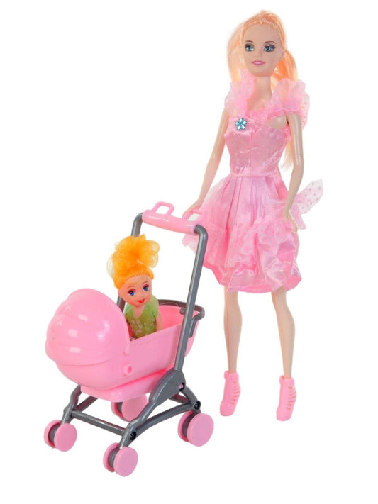 Cındy Doll Pusetli Mam Sandalyeli Bebek