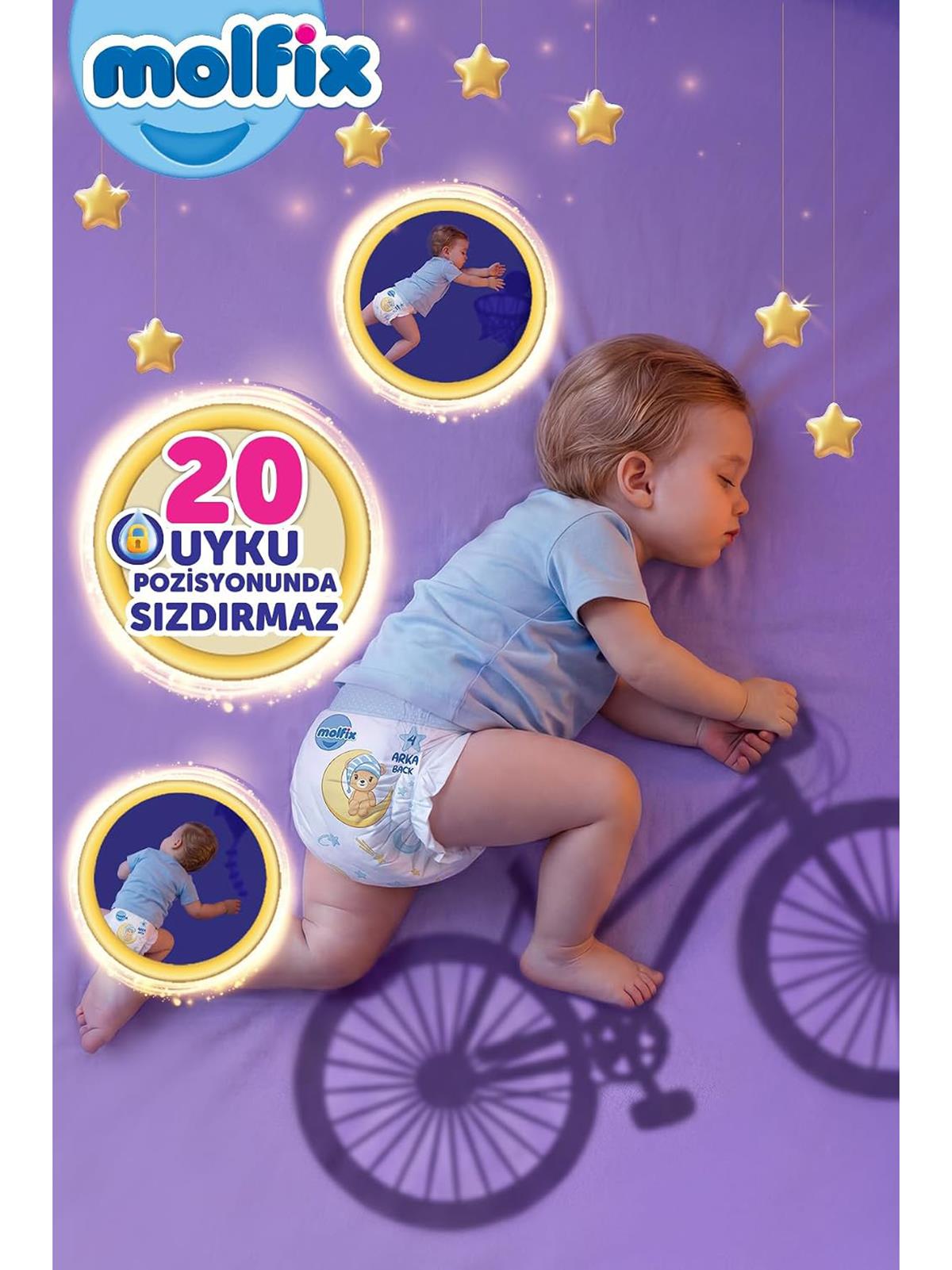 Molfix Sweet Dreams Ultra Fırsat Paket Junior 58'li
